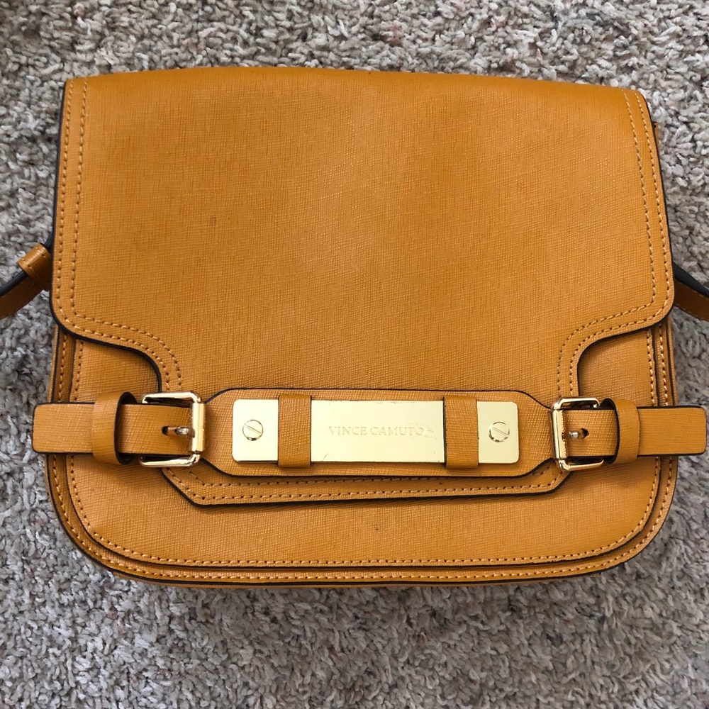 Vince Camuto mustard yello purse